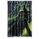 thumbnail image 1 of Cortina de ducha de Batman negra con ganchos (48 x 72 pulgadas), 1 of 3