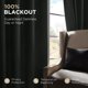 thumbnail image 3 of Cortinas Joydeco Blackout de Lino 132x305 cm Térmicas 2 Paneles, 3 of 9