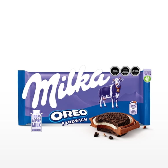 Chocolate de Leche Con Galleta Oreo, 92 g