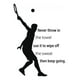 thumbnail image 1 of Decomural Never Throw In The Towel Tennis WS-43049, 1 of 2