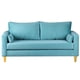 thumbnail image 1 of Sofa Sky 3 Cuerpos Felpa 01 Turquesa, 1 of 5