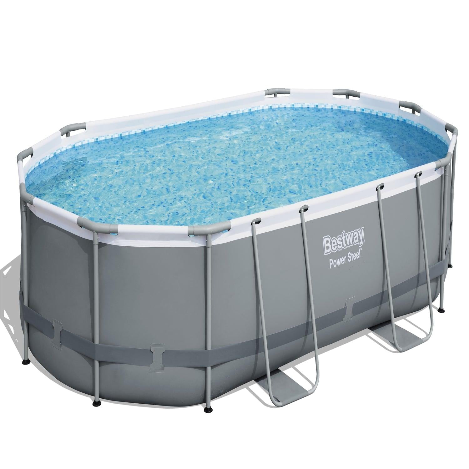 Bestway - Piscina Estructural Power Steel Oval Frame Pool
