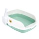 thumbnail image 5 of Caja De Arena Para Gatos, Caja De Arena, Bandeja De Arena Semicerrada A Prueba De Salpicaduras De Lados Altos, Verde, 5 of 5