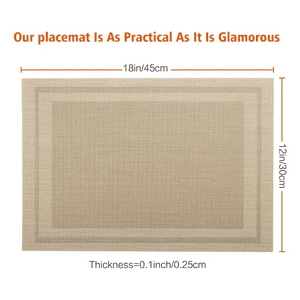 Genérico - Set 6 Individuales Impermeables Lavables