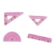 thumbnail image 1 of Juego De 4 Uds De Minireglas En Miniatura Para Casa De Mu?ecas 1:12 Y Decoración De Mu?ecas 1:6 Rosa, 1 of 5