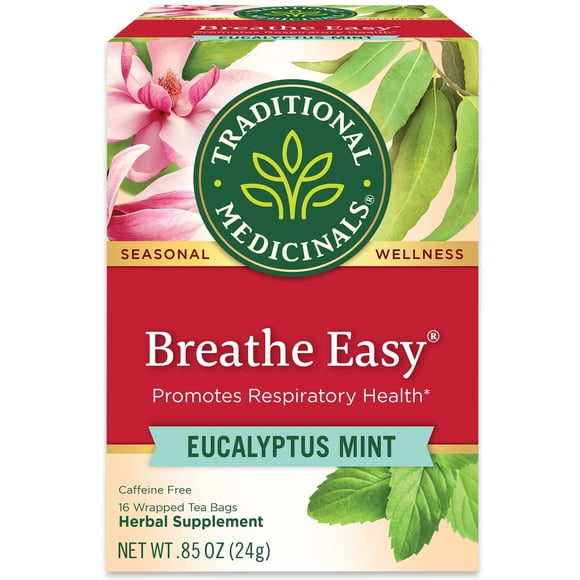 Tea Traditional Medicinals Breathe Easy Organic, 16 bolsitas de té