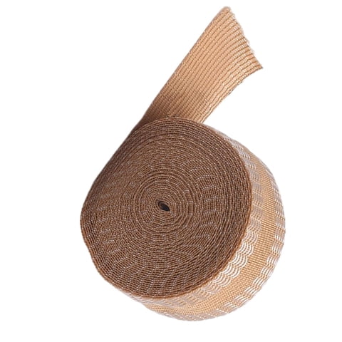 Bothyi - Cinta De Dobladillo De Poliéster Para Planchar, 1 Pulgada X 5,5 Yardas, Para Pantalones, Ropa, Vaqueros, Color Beige