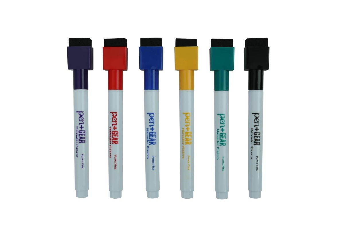 Marcador Pizarra Mini 6 Unidades 1 Un Pen&Gear