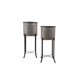 thumbnail image 4 of Set de 2 Maceteros de Hierro con Soportes de 34 cm y 79 cm, 4 of 7