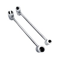 Magideal - 2 Herramientas De Ajuste De Bisagras De Puerta, Herramientas Manuales De Alta Resistencia, Llave Inglesa Profesional Para Reparación De Ahorro De Mano Ajustable De 8 A 19 Mm