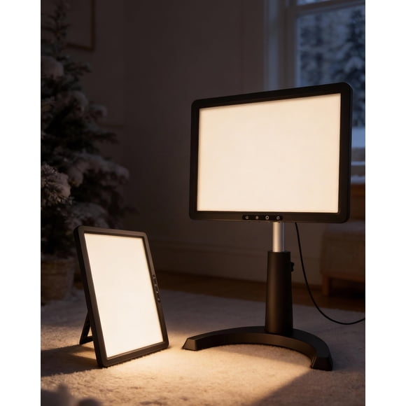Lámpara de Terapia de Luz MirthSip 12000 Lux LED de Espectro Completo