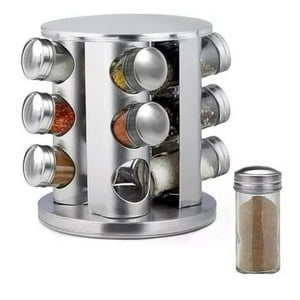 Citotools - Especiero Giratorio Organizador Para Especias Condimenteros Color Plateado