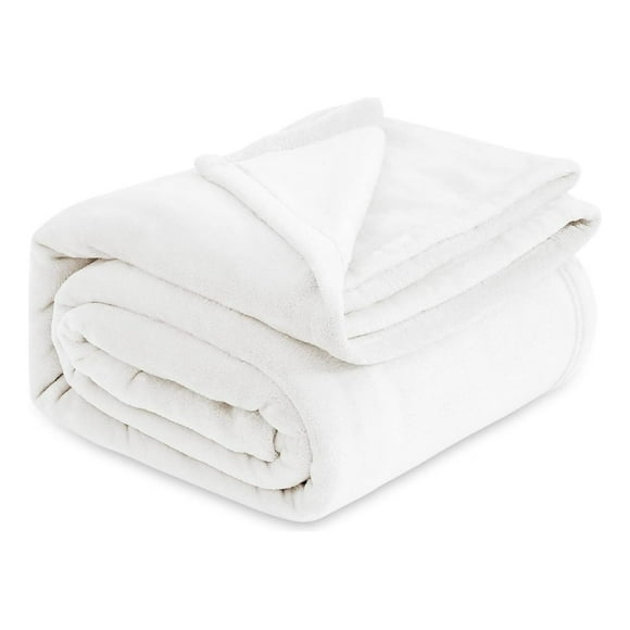 Frazada Manta Piecera 130 X 150 Cm Termica Sherpa Polar Aura Zeus blanco