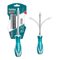 Genérico - Juego De Destornillador Flexible 12 Pcs Total Tht250Fl1206