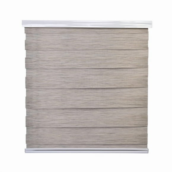Cortina Roller Duo Zebra Dia y Noche 180 x 200 Cm Crudo Jaspeado Guiza