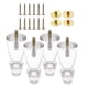 thumbnail image 5 of Patas Acrílicas Para Muebles, Patas De Sofá DIY De 4 Pulgadas Para Tocador, Banco, Mesita De Noche, 4 Uds., 5 of 5