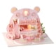 thumbnail image 1 of Kit En Miniatura De Casa De Mu?ecas De Madera Para Bricolaje Con Muebles Y Luz Para Ni?os Estilo De Regalo 4, 1 of 5