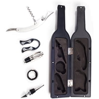 Genérico - Set Vino Saca Corcho Descorchador Aireador Vino Estuche 5Pcs