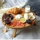 thumbnail image 5 of Mesa De Madera Picnic Plegable Soporte Copas Tabla Picoteo, 5 of 6