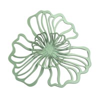 Magideal - Decoración De Pared De Hierro, Decoración Colgante De Pared Floral, Decoración De Oficina En El Hogar, Decoración De Pared Moderna, Arte De Pared De M Verde Grande