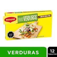 Caldo De Verduras (12 Tabletas) Caja 120 G Maggi