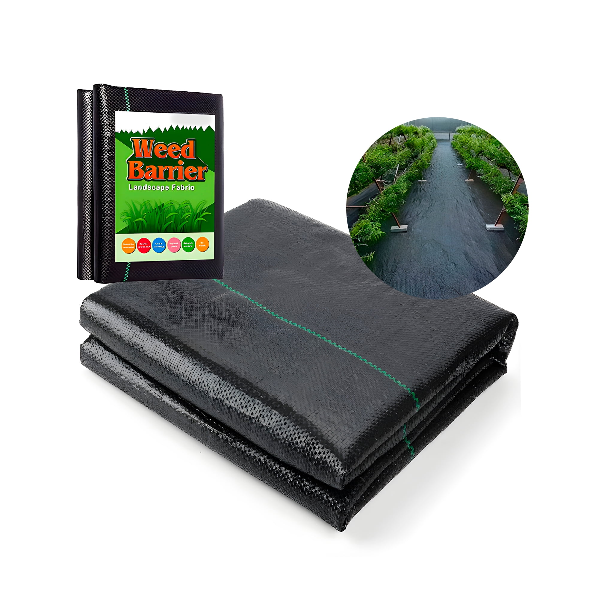 Mgm Importaciones - Malla Antimaleza Cubresuelo Cultivo Ground Cover 1x10m