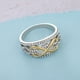 thumbnail image 2 of Elegant Two Tone Infinity Shape Engagement Ring for Women - Perfect for Weddings and Special Occasions, 2 of 4