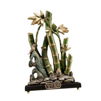 Bothyi - Adorno De Estatua De Bambú, Elegante Adorno De Escritorio De Estilo Chino, Regalos De Cumpleaños