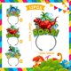 thumbnail image 4 of Diademas KKBES de feliz cumpleaños con dinosaurios, 12 piezas, 4 of 8