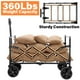 thumbnail image 3 of Carrito plegable LIAPOTT Wagon Carros con ruedas, color negro, 3 of 3