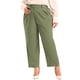 thumbnail image 1 of Agnes Orinda Pantalones Casuales de Negocios Rectos de Talla Grande para Mujer con Bolsillo 2X Verde Militar de Escuela, Universidad, Trabajo, Oficina de Talle Alto, 1 of 6