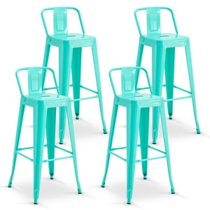 Novahus - Pack De 4 Silla Alta Metal Menta
