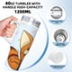 thumbnail image 5 of Pokonyan Vaso aislado de acero inoxidable con asa, diseño temático, regalo para familia, amigos y fans; incluye pajita y encaja en el portavasos estándar, 40 oz, 5 of 6