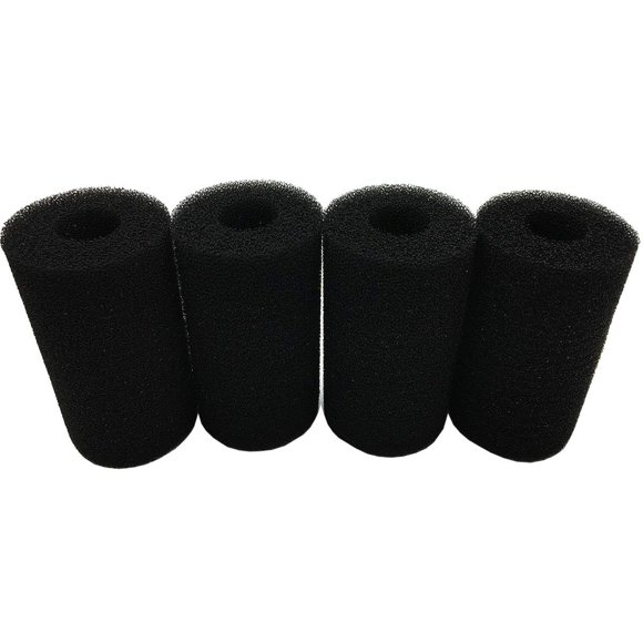 Pre‑Filtro HUYAYA Pack de 4 Rollos de Espuma 8.5 × 5 cm Negro
