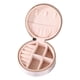 thumbnail image 3 of Caja De Almacenamiento De Joyería Pequeña, Contenedor De Joyería De Regalo Para Anillos, Día De San Valentín, Redondo, Rosa, 3 of 5