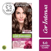 Coloración Cabello 5.0 Castaño Claro  Cor Intensa Garnier