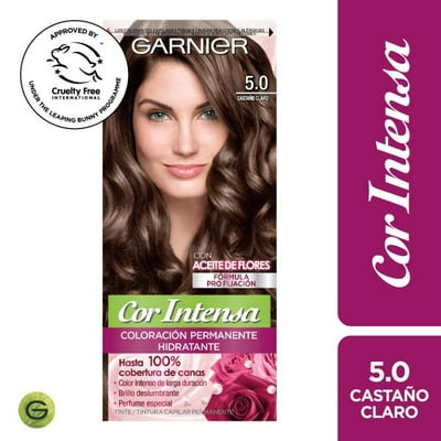 Coloración Cabello 5.0 Castaño Claro Cor Intensa Garnier