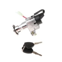 Ioensy - Juego De Bloqueo De Bicicleta Eléctrica, Fácil De Instalar, Juego De Bloqueo De Encendido Y Apagado Para Ciclomotor De 16 A 25 Mm