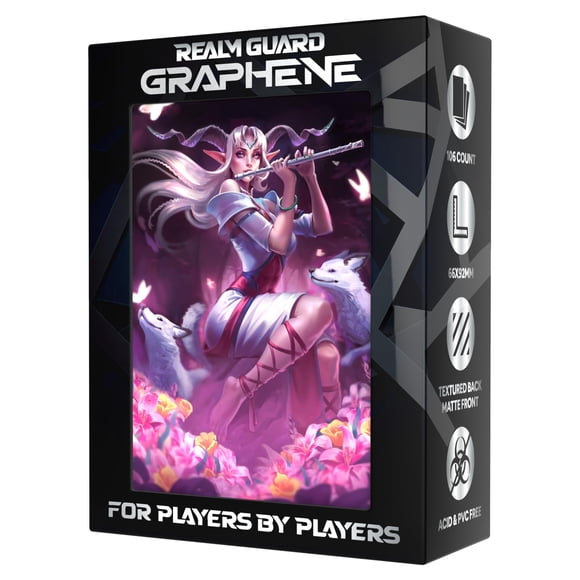 Fundas para cartas Realm Guard Graphene Elven 106 unidades acabado mate