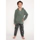 thumbnail image 1 of Pijama Largo Polar Verde Talla 10, 1 of 4