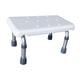 thumbnail image 5 of Taburete para bañera Taburete para baño Ocho ajustable con puntas de goma antideslizantes Cómodo Reposapiés resistente Silla de baño para apartamento, 5 of 5