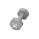 thumbnail image 1 of Peso portátil Dumbbell CanDo con revestimiento de vinilo, 6,8 kg, plata, 1 unidad, 1 of 5