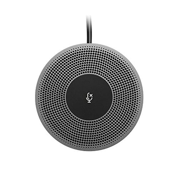 Micrófono de expansión Logitech para MeetUp Wideband Mono - Negro