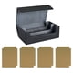 thumbnail image 4 of Caja De Baraja De Cartas Coleccionables, Juguete De Tarjeta De Recolección Fuerte, Estuche Para Tarjetas Deportivas De Cuero PU, Negro, Gris Y Caqui, 4 of 5