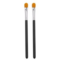 Brocha De Maquillaje Jeztdkle Brocha Redonda Extraplana Para Cejas