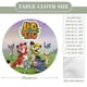 thumbnail image 2 of Leo y Tig-theme Fitted Round Tablecloths Elastic Edged Table Covers Waterproof Table Cloth for Kitchen Holiday Party Tables Decor 150cm, 2 of 6