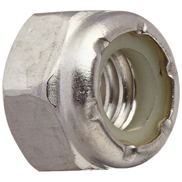 Nut Hillman 5/16 x 18 tuercas de seguridad de nailon, acero inoxidable, 50 unidades