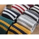 thumbnail image 5 of 10 pares de calcetines de mujer a la moda para todas las estaciones, con rayas simples en diez colores, informales, medianos (talla única), 5 of 6