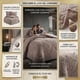 thumbnail image 2 of COBERTOR TEXTURIZADO DE INVIERNO RB KING GRIS, 2 of 4