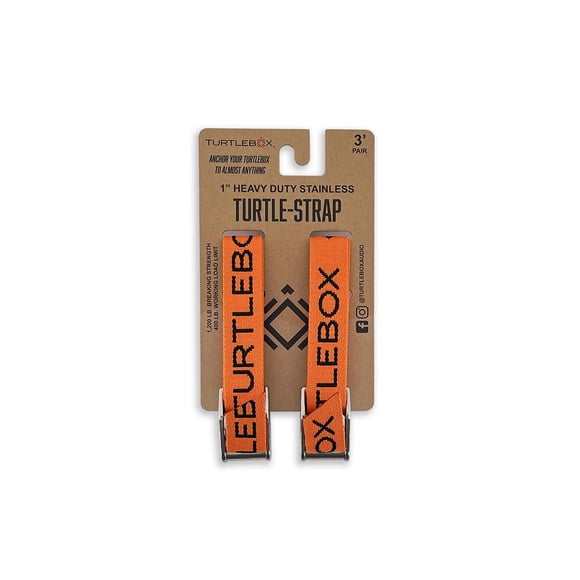 Correa de sujeción Turtlebox 104 cm (2 unidades) Naranja brillante